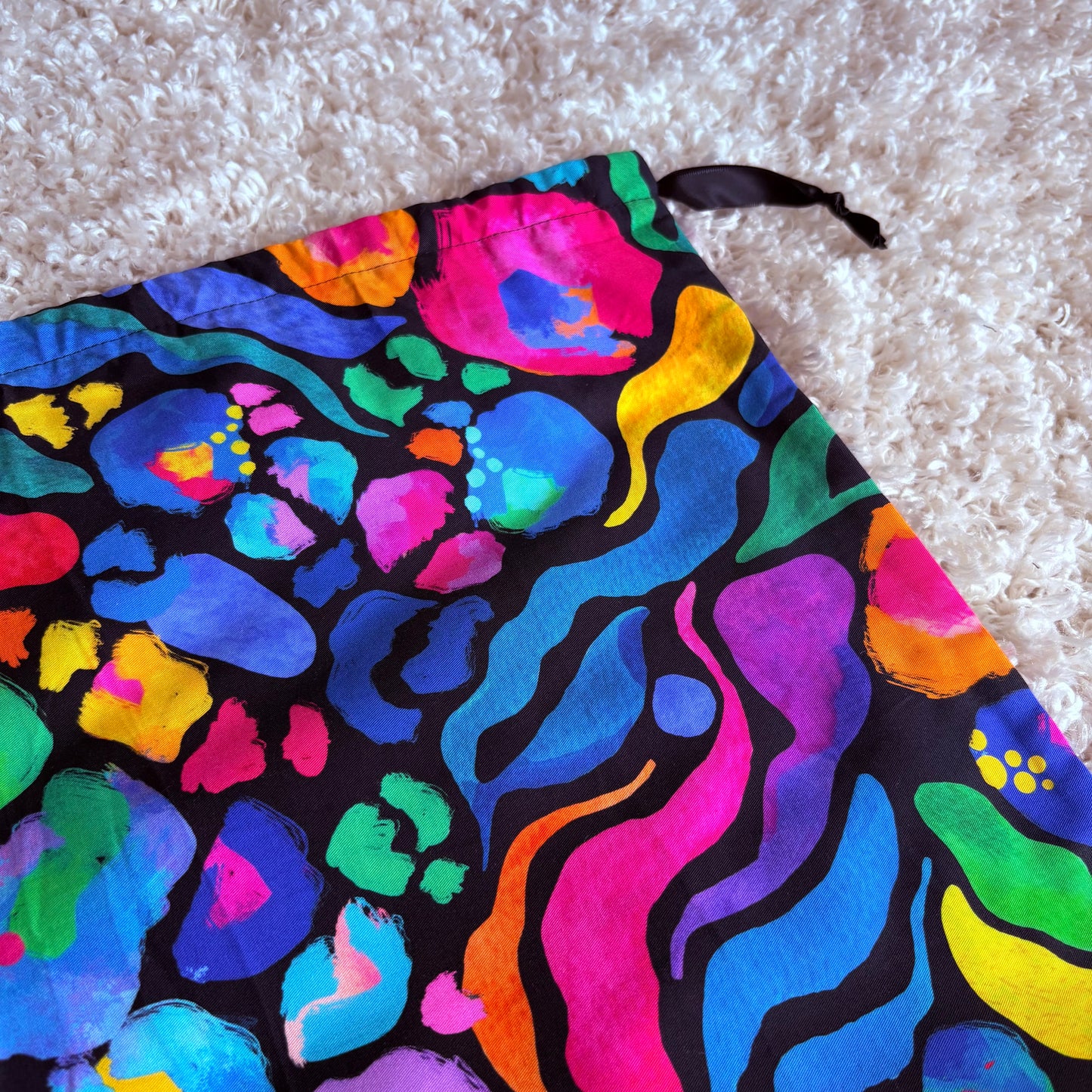 Medium Drawstring Bag - Africa