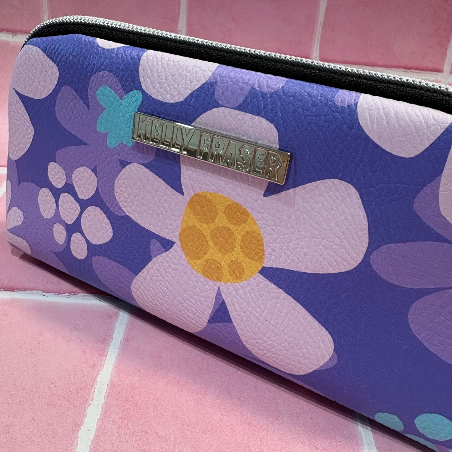 Lilac Daisies Rae Clutch