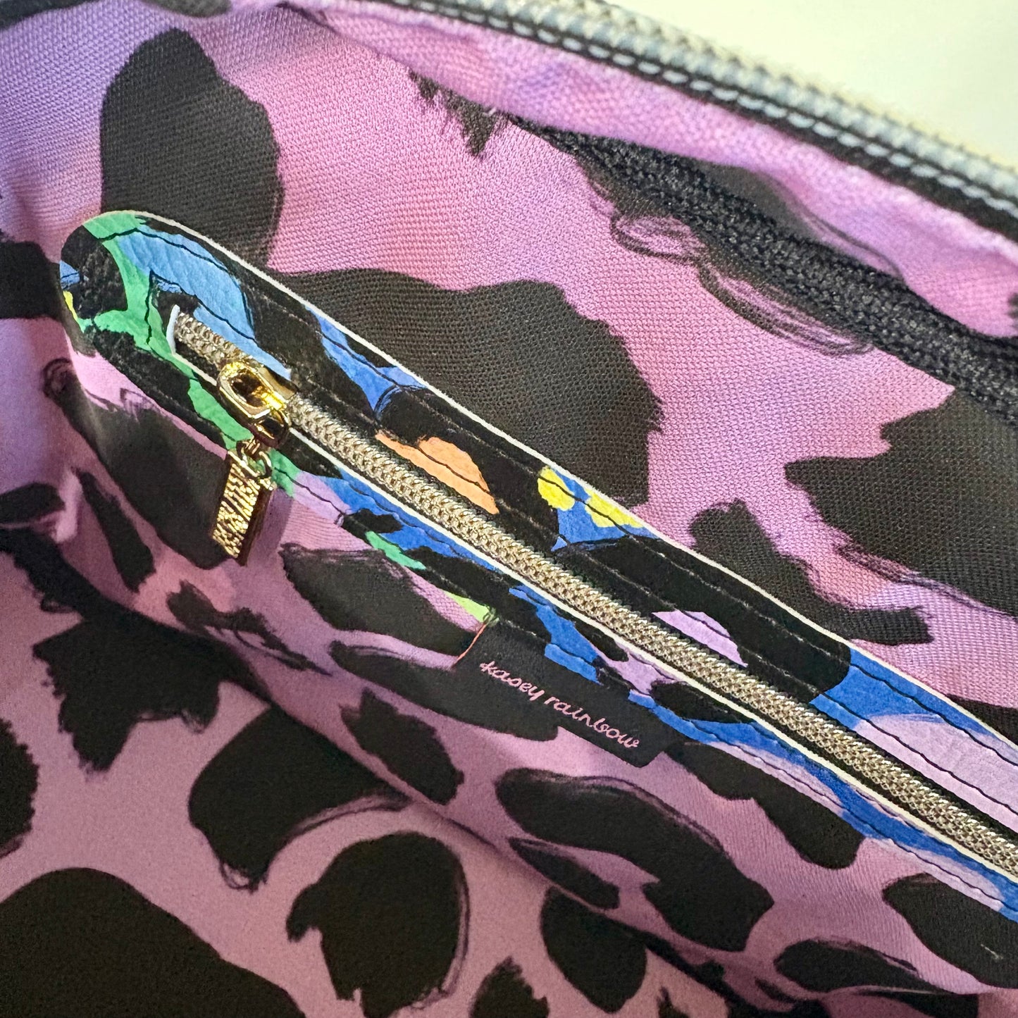 Electric Leopard Bowler Bag