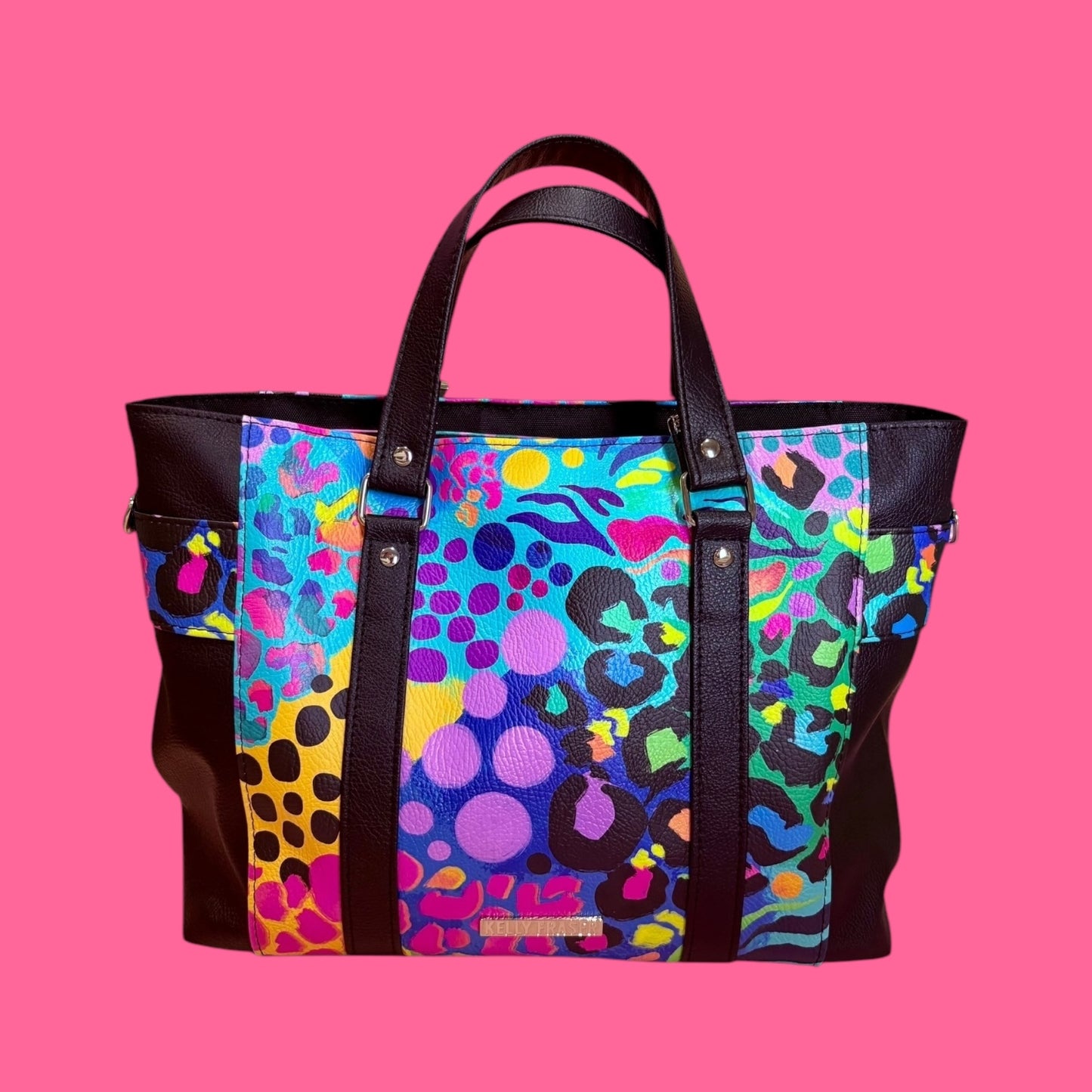 Electric Leopard Tote
