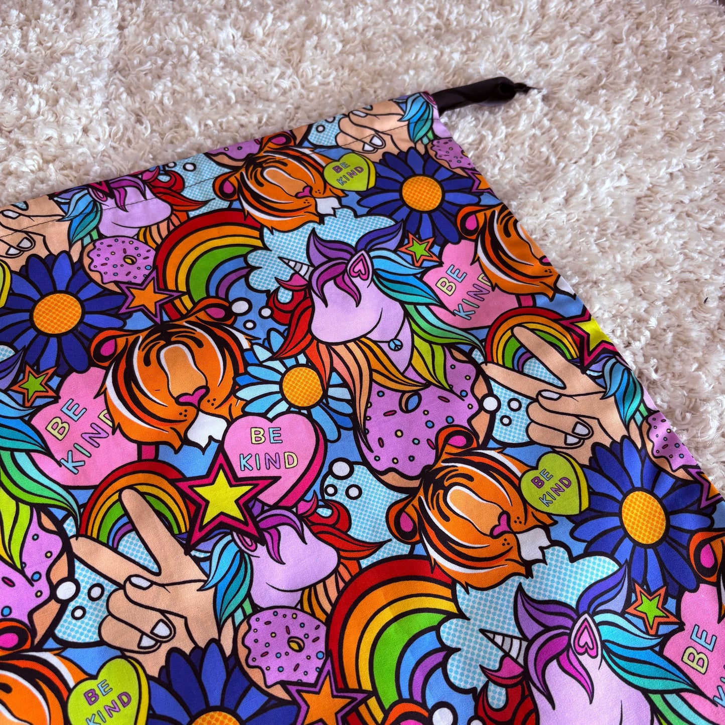 Large Drawstring Bag - Be Kind