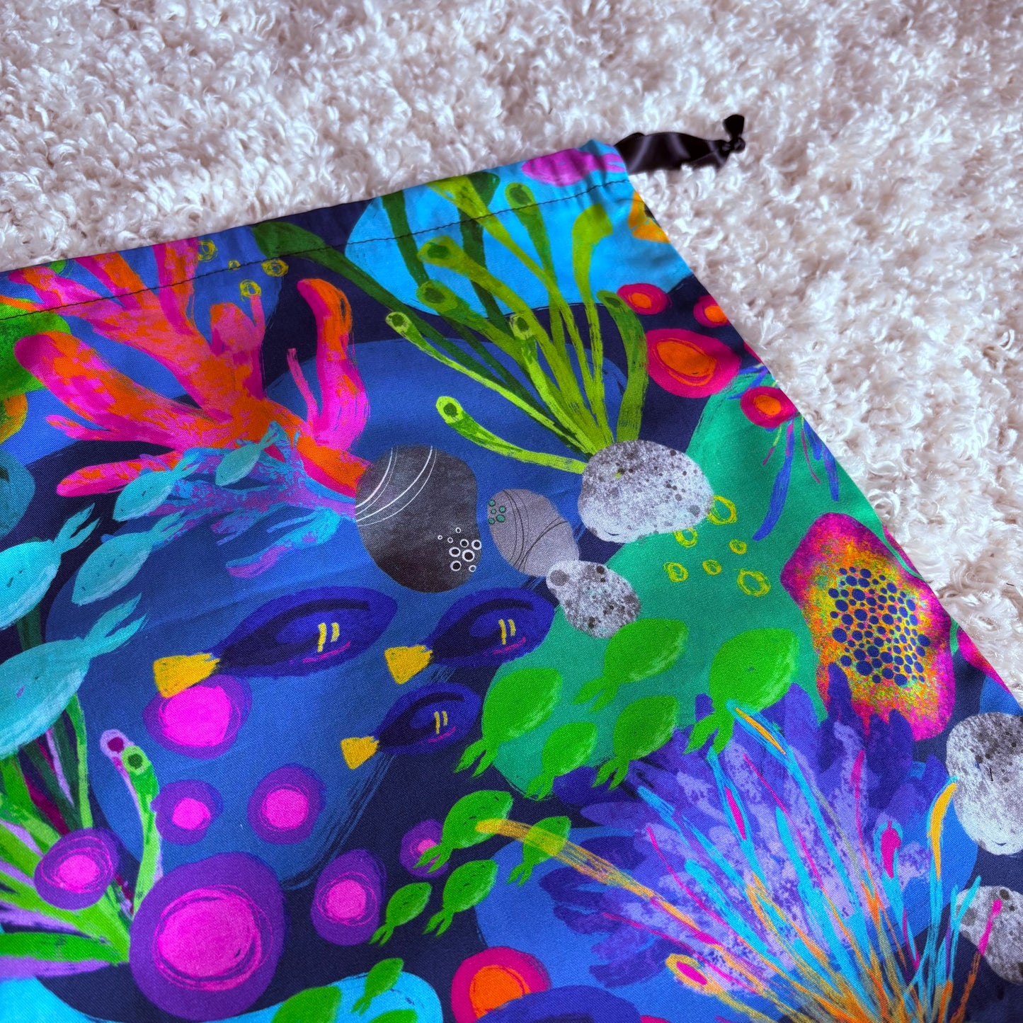 Medium Drawstring Bag - Reef