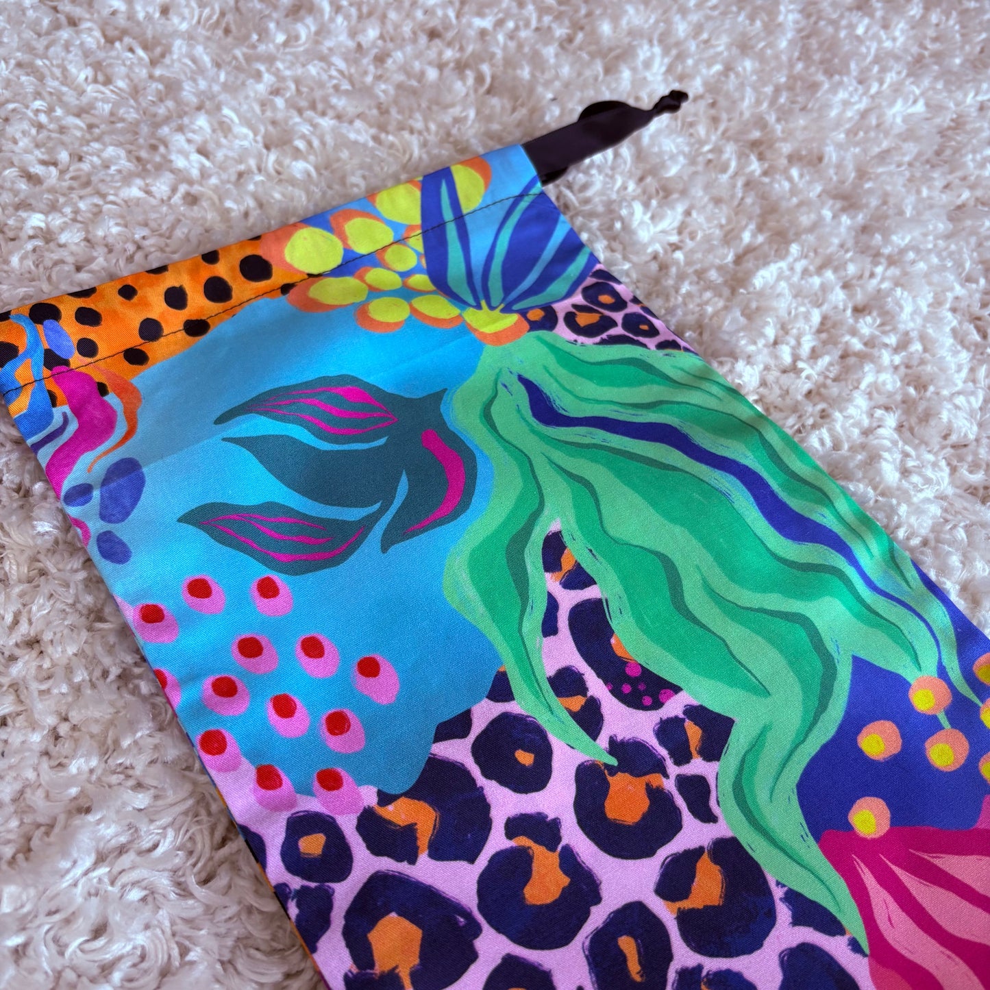 Small Drawstring Bag - Fierce