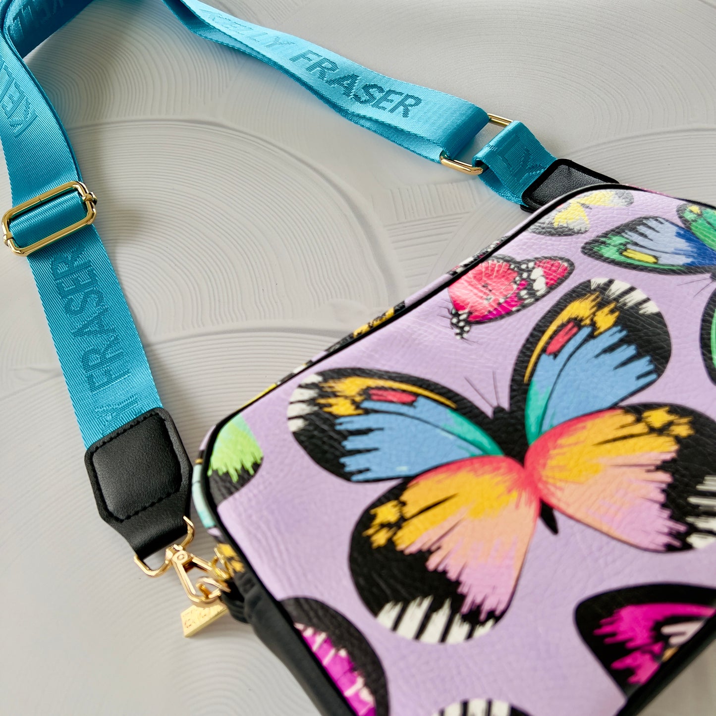 Logo Bag Strap - Gold Hardware