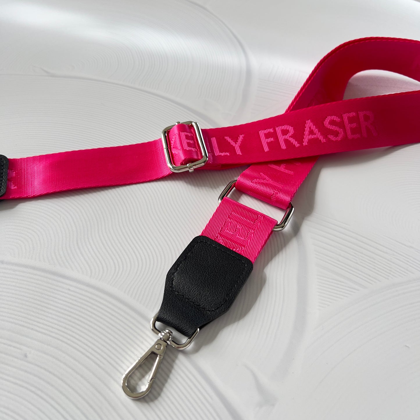 Logo Bag Strap - Silver Hardware