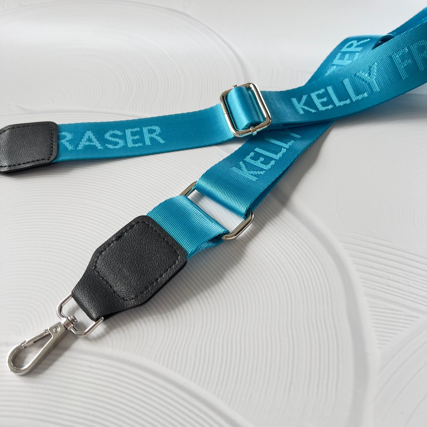 Logo Bag Strap - Silver Hardware