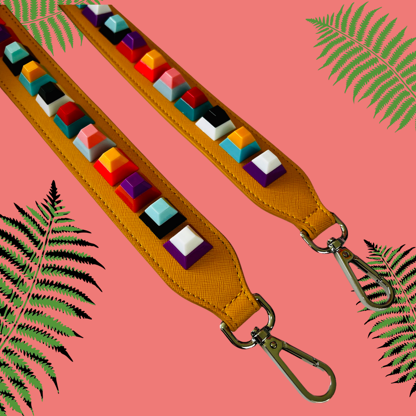 Luxe Stud Strap Mustard