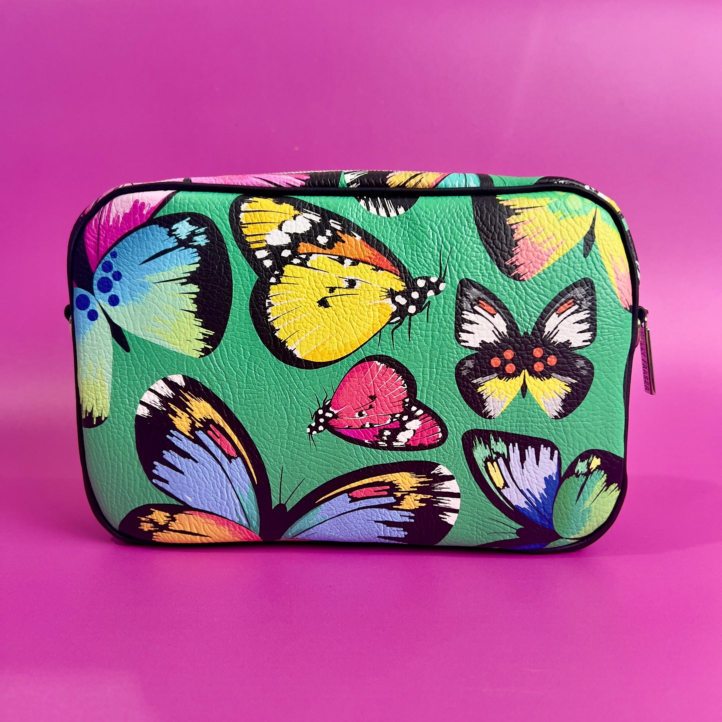 Emerald Butterflies Crossbody Bag #1