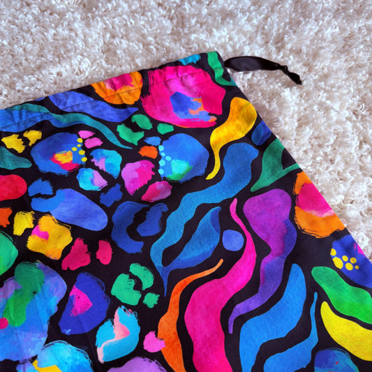 Medium Drawstring Bag - Africa