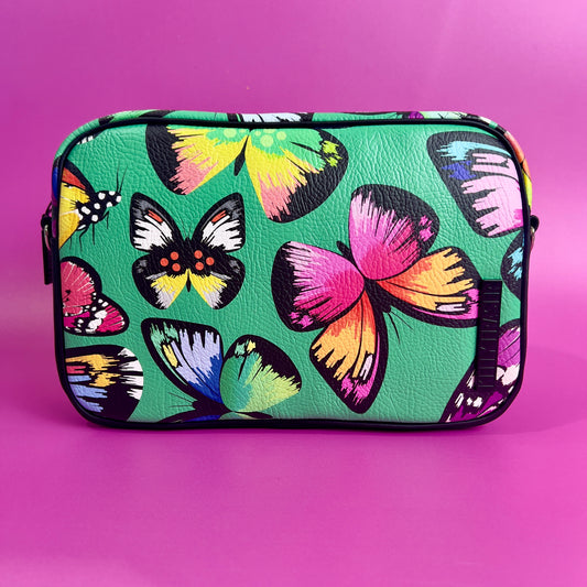 Emerald Butterflies Crossbody Bag #2