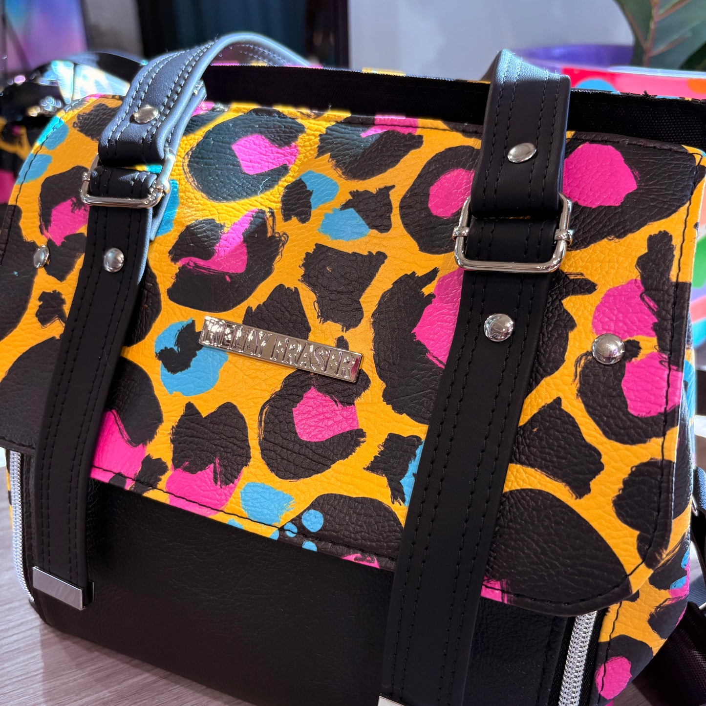 Mustard Leopard - Tara Handbag