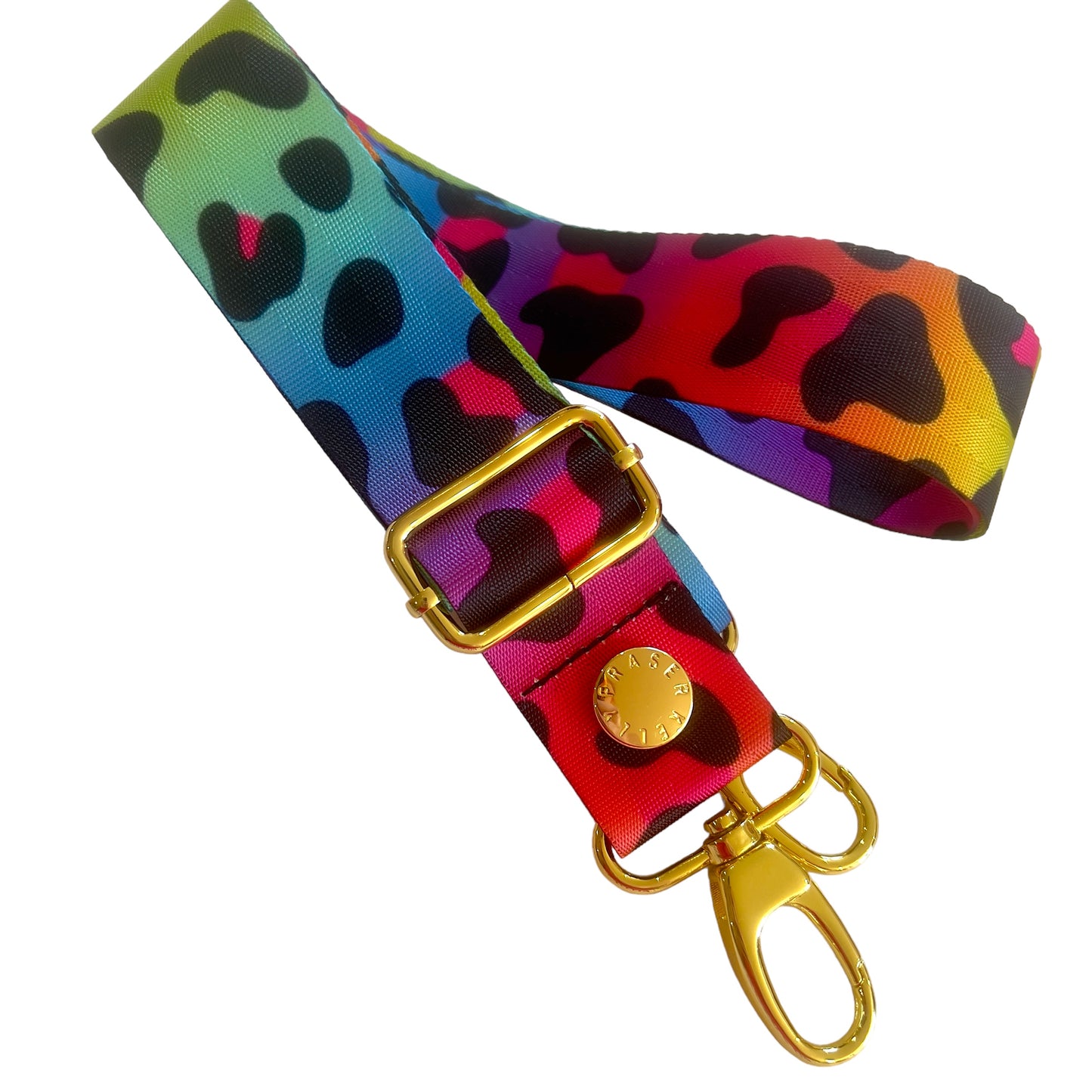 Rainbow Leopard Adjustable Strap