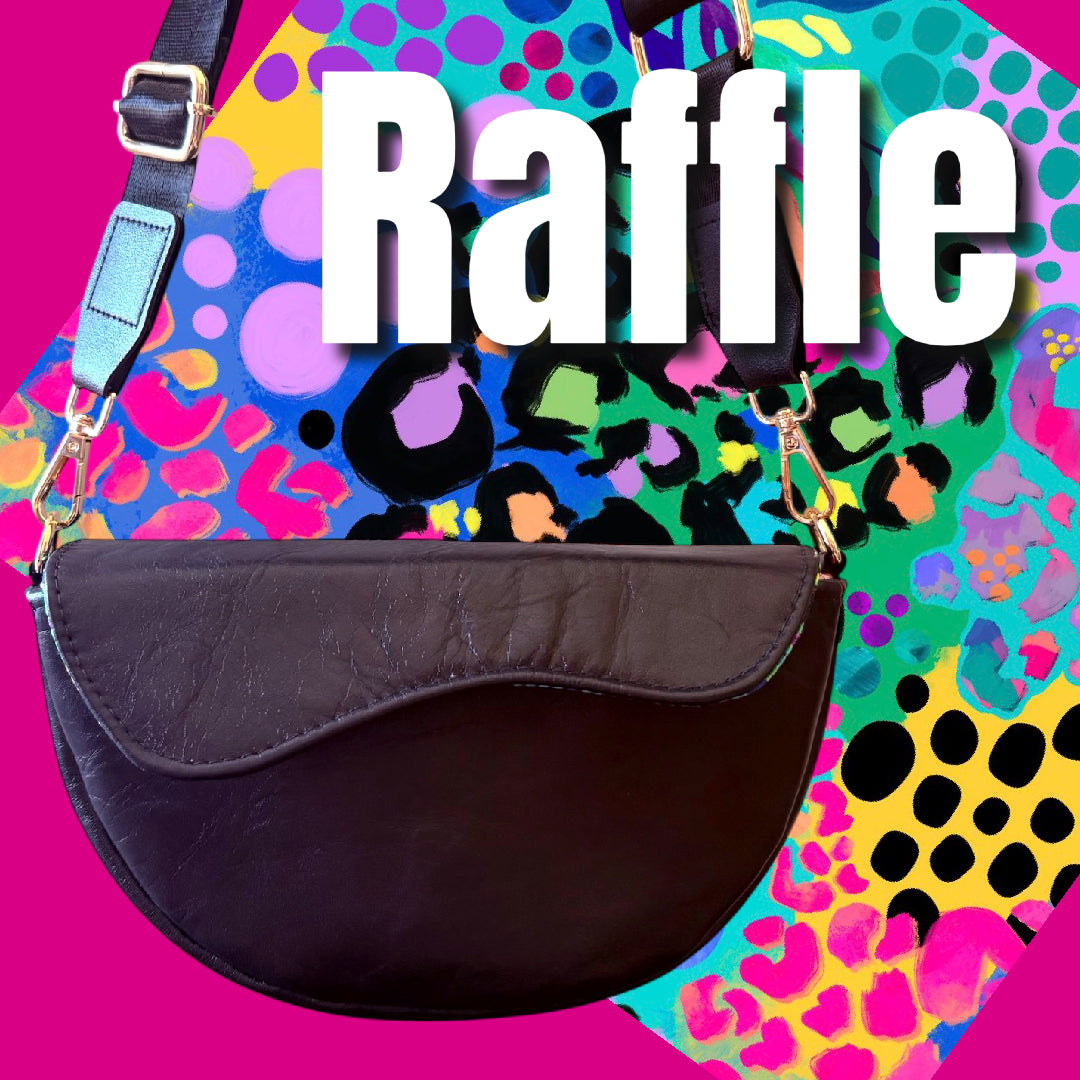 RAFFLE - Leather MoonWave Bag