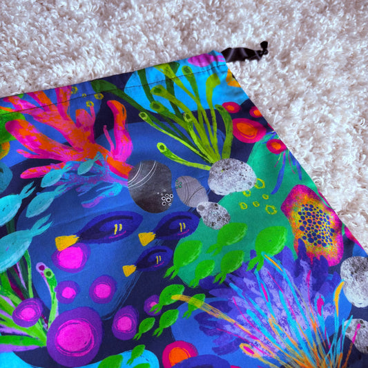 Medium Drawstring Bag - Reef