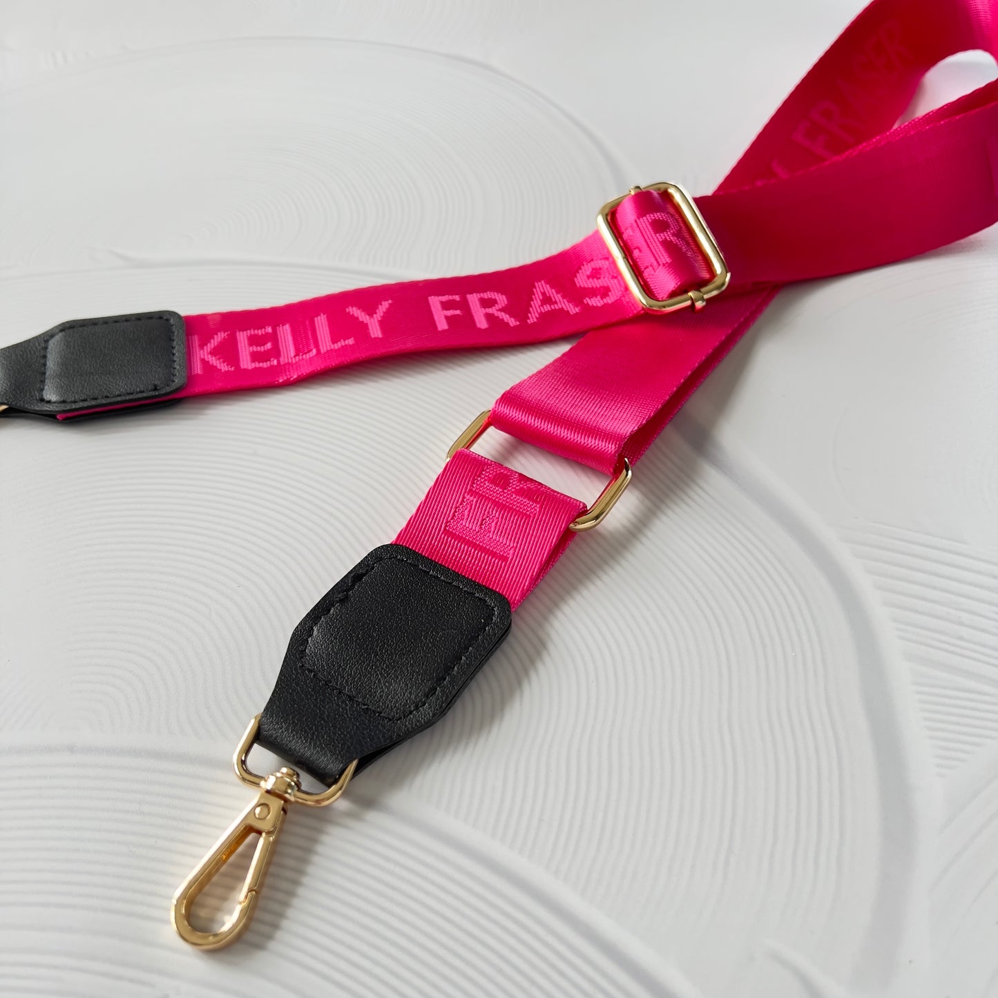 Logo Bag Strap - Gold Hardware