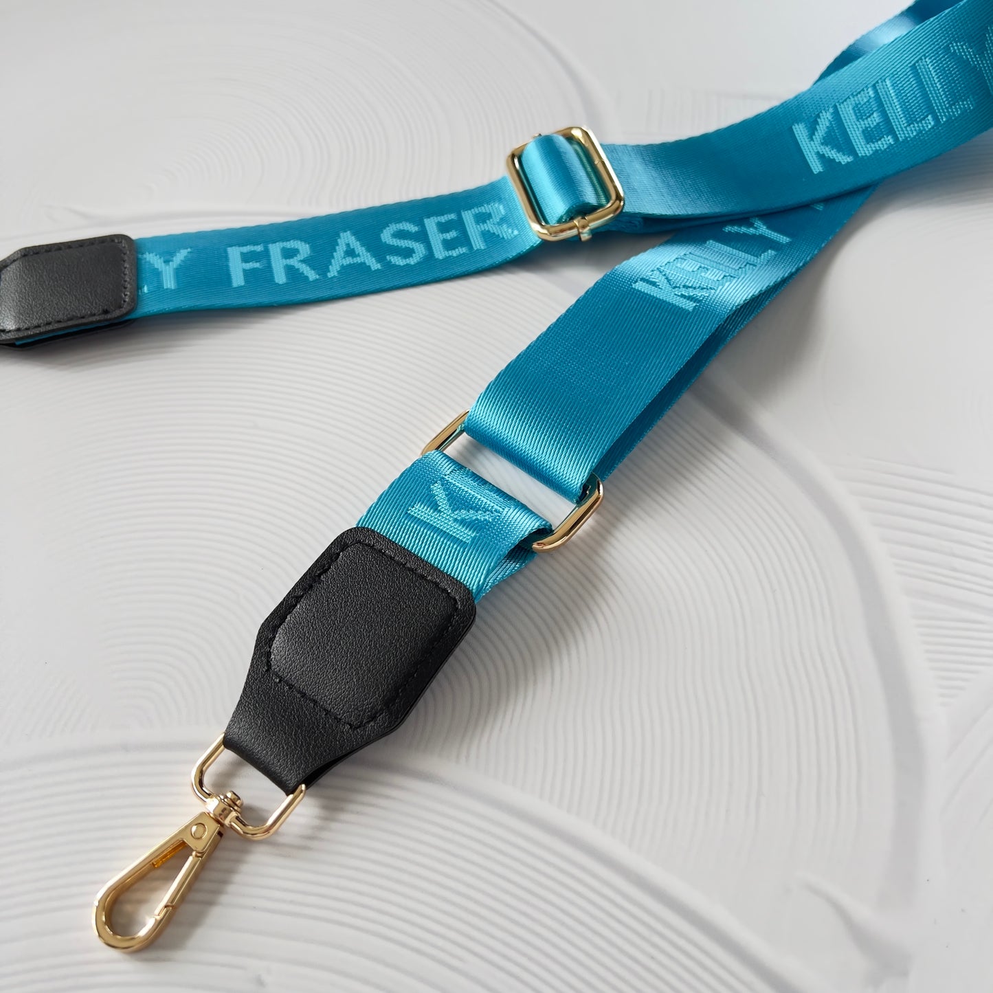 Logo Bag Strap - Gold Hardware