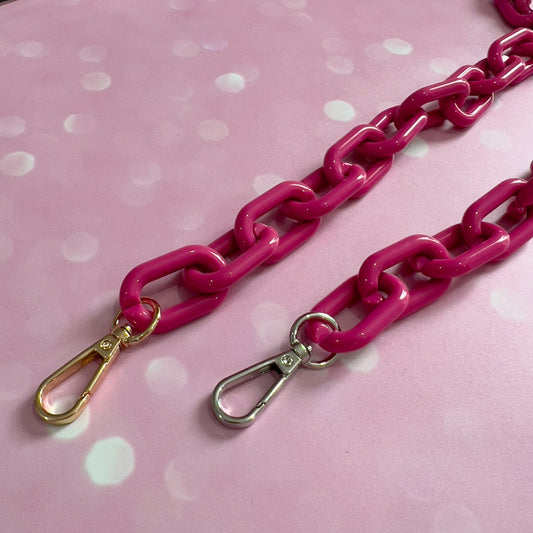 PINK Chunky Chain Strap