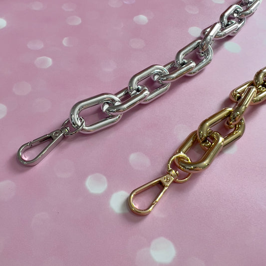 GOLD/SILVER Chunky Chain Strap